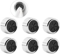6 soportes autoadhesivos para paños de cocina, ganchos redondos, soportes adhesivo para paños de cocina, soporte de cocinas con succión para toallas/trapos, soporte para toallas de baño