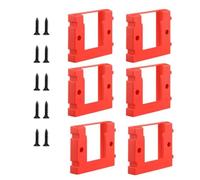 6 soportes de batería para soporte de herramientas eléctricas, soporte de fijación, accesorios de montaje en pared, funda protectora
