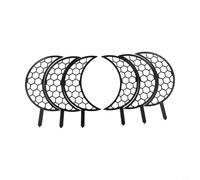 6 soportes de escalada para plantas de luna, marco de soporte de jardín de polipropileno, para patio, estante de cultivo vertical, para flores de vid, fácil de instalar, ahorra espacio, 8.1 x 4.9