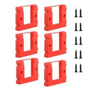 6 soportes de pared para batería de 18 V, soporte de base de batería, soporte de fijación de almacenamiento, accesorios de fijación, accesorios de herramientas eléctricas
