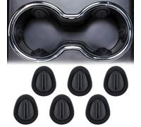 6 soportes estabilizadores para portavasos de coche, antigolpes y antideslizantes, inserto limitador para coches, SUV y caravanas, soporte de silicona para bebidas con autoadhesivo, accesorios