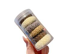 6 soportes para el pelo tejidos resistentes, diseño suave para rutinas activas, uso diario, varios tonos, trenzados, gruesos, alta elasticidad