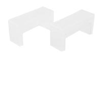 6 soportes rectangulares transparentes de acrílico para manualidades, coleccionables, joyas, cosméticos, 3 tamaños 9 x 3 x 4.25, 8.55 x 3 x 2.9, 8.2 x 3 x 1.5 pulgadas