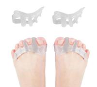 6 Stück Hallux Valgus Zehenspreizer (3 verschiedene Paar) - Weich und super komfortabel - Zur Behandlung von Hallux Valgus und Hammerzehen