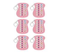 6 tableros de lista de verificación motivacional para estudiantes, recordatorio portátil para construir buenas rutinas, tarea pequeña para la gestión de tareas de los niños