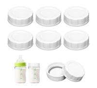 6 tapas blancas para biberones MAM de 6 a 18 meses, accesorios para biberones, tapones para biberones para botellas MAM de 0 a 6 meses