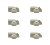 6 tapas de potenciómetro para pedal de efecto amplificador de guitarra, accesorios de cabeza de pollo grande, pedal de efecto amplificador duradero