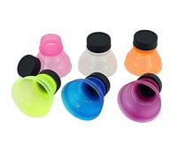 6 tapas reutilizables para botellas, refrescos, cervezas, latas, bebidas, tapa superior, accesorios de cocina, diseño práctico