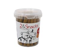 6 tarrinas x 300 g 2&Snacks Barritas Pollo para perros ¡Pack Ahorro!