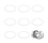 6 tazas Junta de repuesto para cafetera Bialetti - Anillo de sellado para Moka Express DAMA Espresso Bialetti Junta para cafetera de aluminio, amplio rango de temperatura (8 unidades)