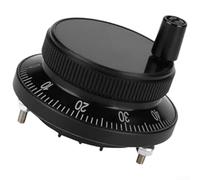 6 terminales 5V 60mm CNC Handwheel Pulse Coder, perilla electrónica de aleación de aluminio para fresadora CNC, reemplazo de máquina de grabado y torno