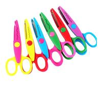 6 tijeras de seguridad para niños, pequeñas manualidades con mango ergonómico para álbumes de recortes, tarjetas, proyectos de arte para niños