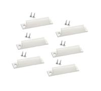 6 tiradores modernos de metal de 7,6 cm, resistentes a la corrosión, simples para cajones de cocina y baño, manijas de gabinete