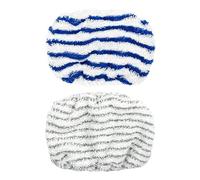 6 toallitas limpias y vaporosas, limpiadoras y vaporizadoras, accesorios para escoba de vapor, compatibles con Rowenta Clean & Steam ZR850002 ZR005801 ZR005804 RY7xxx RY8xxx (gris y azul)