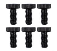 6 tornillos de afinador fino para puente de trémolo de guitarra, tornillos de afinación fina para guitarra eléctrica, tornillos de bloqueo de puente de trémolo para Floyd Rose Tremolo (negro)