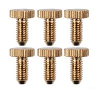6 tornillos de guitarra eléctrica para afinar el puente de trémolo, funciona perfectamente con Floyd Rose (dorado)