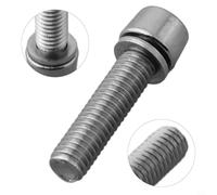 6 Tornillos Potencia Bicicleta M5 M5x20mm para acero para resistencia