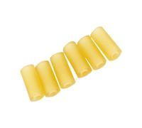 6 tubos de montaje para pastilla de guitarra, textura de goma, adecuados para un posicionamiento preciso de la altura de la guitarra baja