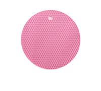 6 Uds 18cm Tapete De Silicona Resistente Al Calor Posavasos for Bebidas Soporte Antideslizante for Ollas Mantel Individual Redondo Almohadilla Accesorios Cocina para Cocina(Color 2)