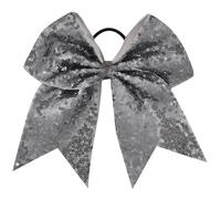 6 uds 28 colores 7 pulgadas cinta de lentejuelas lazos for el cabello DIY grandes y dulces bandas elásticas for accesorios for for for mujeres(Color18)