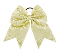 6 uds 28 colores 7 pulgadas cinta de lentejuelas lazos for el cabello DIY grandes y dulces bandas elásticas for accesorios for for for mujeres(Color1)