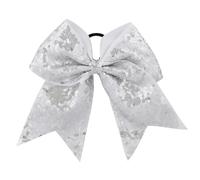 6 uds 28 colores 7 pulgadas cinta de lentejuelas lazos for el cabello DIY grandes y dulces bandas elásticas for accesorios for for for mujeres(Color8)