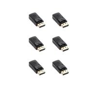 6 Uds 4K Dummy Plug DP Adaptador de Pantalla Virtual Tarjeta Gráfica de Vídeo Tramposo EDID Emulador Fantasma Sin Cabeza