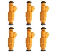 6 Uds Boquillas Inyector Combustible Para JEEP Para CHEROKEE Para WRANGLER Para COMANCHE 1987-1998 4.0L 0280155710 Reemplaza