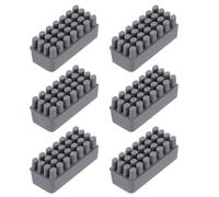 6 Uds Cepillos de Silicona para Boquillas Impresora 3D, Resistentes al Calor Cepillo Limpiador de Boquillas Compatibles con Bambu Lab P1P/P1S/X1/X1C/X1E Impresoras 3D
