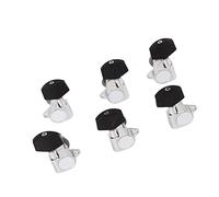 6 Uds Clavijas de Afinación de Guitarra, Metal 3L3R Cabezales de Máquina de Guitarra Acústica Clavijas de Afinación Accesorio de Actualización