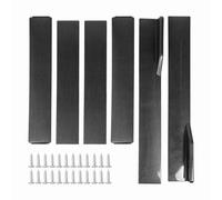 6 uds. de faldones Laterales para automóvil con diseño de Fibra de Carbono, faldones Laterales universales de 3 Secciones con alerones y difusores para Accord, separadores de (Soy)