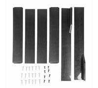 6 uds. de faldones Laterales para automóvil con diseño de Fibra de Carbono, faldones Laterales universales de 3 Secciones con alerones y difusores para Accord, separadores de (o)