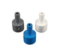 6 uds diámetro exterior 5/8/10/12/14/16/18/20mm conectores rectos de PVC conector Pagoda for riego de jardín doméstico accesorios for mangueras de PVC(White,Outside 20-14mm)