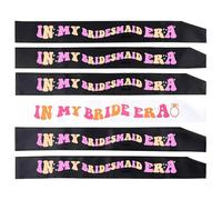6 Uds. En Mi Novia Era Sash for Ser Futura Señora Despedida De Soltera Decoración Boda Dama Honor Propuesta Regalo Para Party