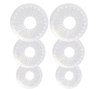 6 uds fabricante de rosetas 3, 5/4, 7/5, 9 pulgadas fabricante de insignias práctico y multifuncional para cinta de remolque Lolita arrugas manualidades de costura DIY roseta