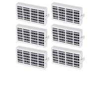 6 uds filtro de aire fresco for W10311524 AIR1 W10315189 W10335147 piezas del filtro de carbón activado desodorización del refrigerador