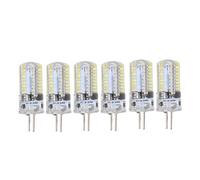 6 Uds GY6.35 Bombillas LED 5W AC 12V 27K 65K 5LM 72LED para Lámparas Colgantes, Techo, Ventilador, Gabinete, Pared, Mesa, Oficina, Hogar