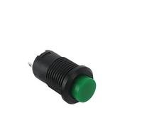 6 uds interruptores de botón de bloqueo automático/momentáneo DS228 DS428 12mm interruptor de botón de encendido 3A /125VAC 1.5A/250VAC DS-228 DS-428(6pcs green,Momentary)