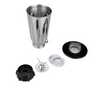 6 uds/kit 5 tazas para tapa de jarra licuadora acero inoxidable/cuchilla trituradora hielo/tapa tornillo inferior Base/sello junta apto para cocina Oster