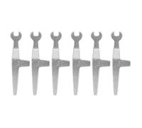 6 uds llave para máquina de tejer de acero inoxidable fuerte tamaño pequeño suéter tejedor llave para reemplazo de reparación