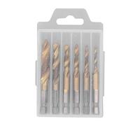 6 uds machos de roscar resistentes al desgaste HHS herramienta de roscado de rosca fina para varios materiales