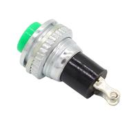 6 uds negro/verde/amarillo/azul/blanco/rojo apagado momentáneo encendido 0.5A 250VAC interruptores de botón Control remoto 10mm ESSEIEIE(Green)