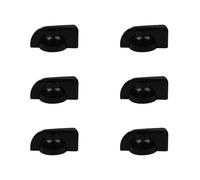 6 uds perillas grandes con forma de cabeza de pollo Pedal de efecto de guitarra de perilla amplificadora tapas con botón para potenciómetro Accesorios