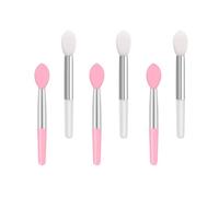 6 Uds Pincel De Silicona Para Labios, Mini Pincel Para Bálsamo Labial, Pincel Aplicador De Lápiz Labial, Mini Pincel Reutilizable Para Labios, Pincel Para Labios Apto Para Viajes