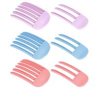 6 Uds Pinzas Para El Cabello Voluminosas Pinzas Para El Cabello De Plástico Herramientas De Peinado Para Mujeres Levantador De Cabello