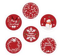 6 Uds Posavasos Navideños, Material de PVC Reno Posavasos de Árbol de Navidad Antideslizantes Posavasos Navideños Aislados Portavasos Navideño Duradero para Regalo (Estilo Rojo)