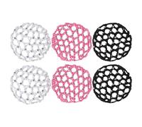 6 Uds. Redecilla Para El Pelo Con Diamantes De Imitación, Decoración Para El Pelo De Ballet, Accesorios Para El Cabello Para Niñas, Accesorios De Ropa, Diadema Decorativa Para Moño
