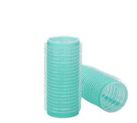 6 uds rodillo de pelo sin calor, rizadores de peluquería de salón, rodillos de pelo, gancho de agarre automático, rizador de pelo, Herramienta de Peinado pegajoso de tamaño Jumbo Rulos(Green,50mm)