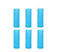 6 uds rodillos for el cabello autoadhesivos con flequillo de aire rizador pinzas for el cabello peine herramientas for rizar el cabello DIY Rulos(Blue,5.5cm 6pcs)