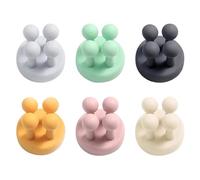 6 Uds Soporte De Pared Para Cepillos De Dientes Ganchos De Pared Ganchos Colgantes Gancho De Baño Estante Ganchos De Cocina